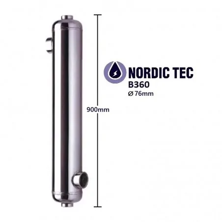 Pool Heat Exchanger NORDIC B360 105kW (360kBTU/h)