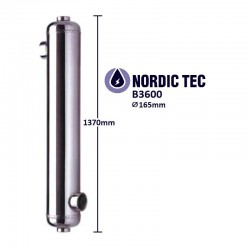 Pool Heat Exchanger NORDIC B3600 1060 kW (3600kBTU/h)