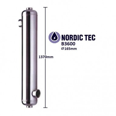 Pool Heat Exchanger NORDIC B3600 1060 kW (3600kBTU/h)