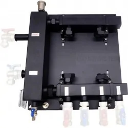 Low Loss Header-Hydraulic Manifold 2 circuits for 2 pumps 2