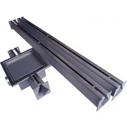 Stainless Steel Drain Drainage for Garage Basement Carpark NORDIC TEC Set with 2 arms