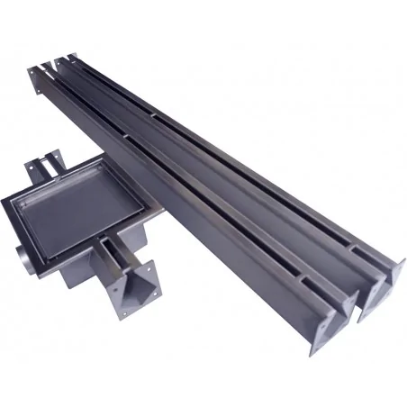 Stainless Steel Drain Drainage for Garage Basement Carpark NORDIC TEC Set with 2 arms