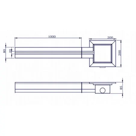 basement drainage system dimensions