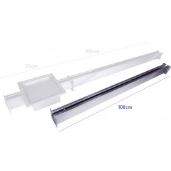 Additional Stainless Steel Drainage Channel 1m | NORDIC TEC 2
