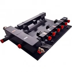 Hydraulic Low Loss Header - manifold set 3 sections - without valves fittings 2