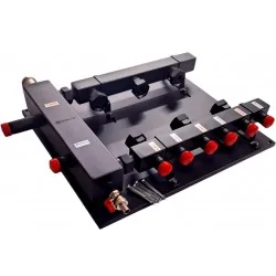 Hydraulic Low Loss Header - manifold set 3 sections - without valves fittings