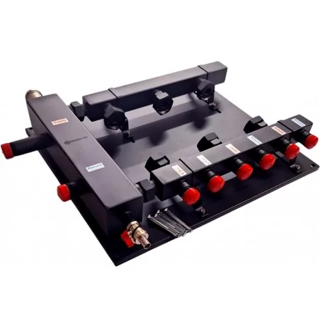 Hydraulic Low Loss Header - manifold set 3 sections - without valves fittings