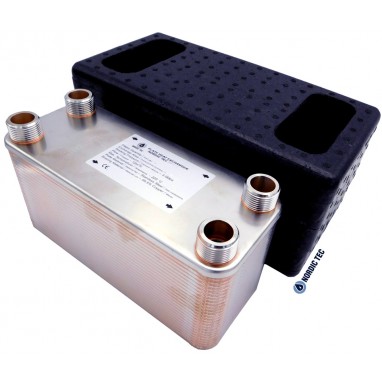 Plate Heat Exchanger NORDIC Ba-115-90 2" 3150kW insulation