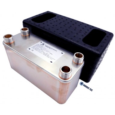 Plate Heat Exchanger NORDIC Ba-115-150 2" 5500kW insulation