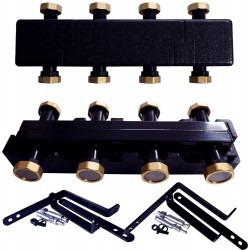 Heating Circuits boiler Manifold for Pump Groups Nordic Tec 2-4 4 way