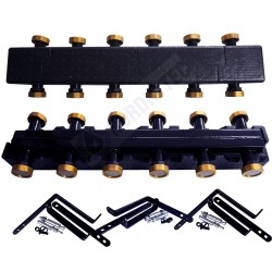 Heating Circuits Manifold for Pump Groups Nordic Tec 3-6 6 way