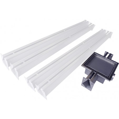 Drainage Grate for Garage, Basement, Boiler Room 2 Exits