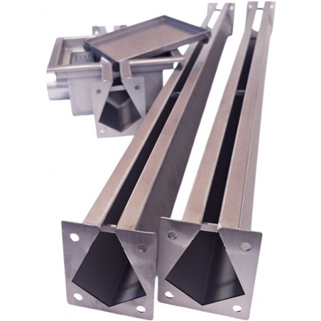 basement garage drain by Nordic Tec with 2 channels