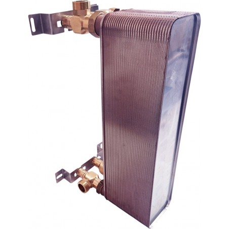 Heat exchanger 1-1/4" with wall-mounting set Ba-60-60 Nordic Tec