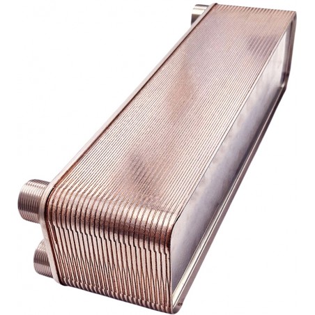 heat exchanger heat pump View from the side Nordic Tec Ba-60-50 IE6