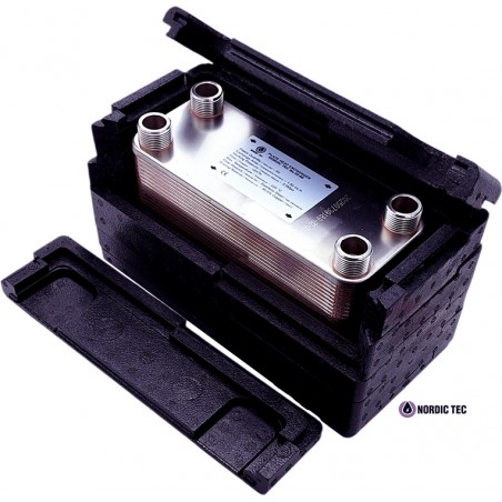 wood burner heat exchanger 60 kW with insulation Nordic TEc Ba-32-60 GB6