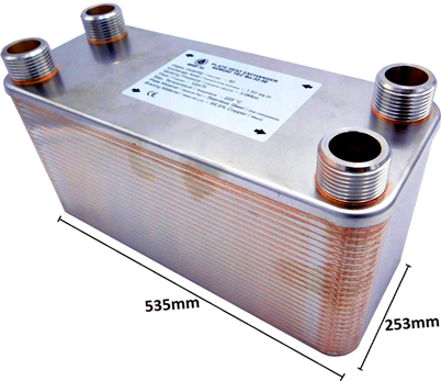 90 Plate Heat Exchanger - Ba-115-90 2'