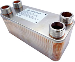 Hot water heat exchanger Ba-16-50