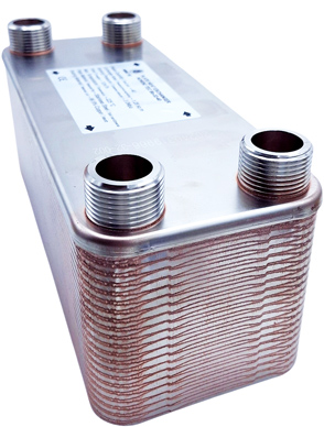 Heat Exchanger with 40 plates - Nordic Tec Ba-32-40 with 40 plates