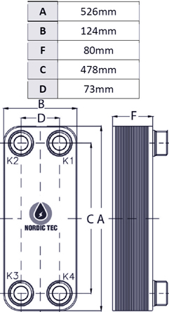 Size of Nordic Tec Ba-60-30 HE