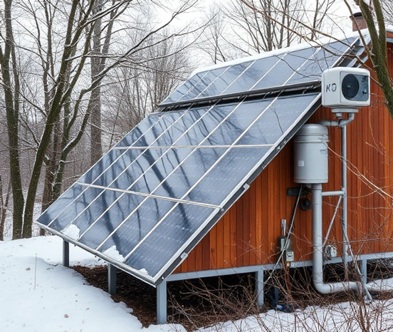 Do solar collectors work in autumn and winter?