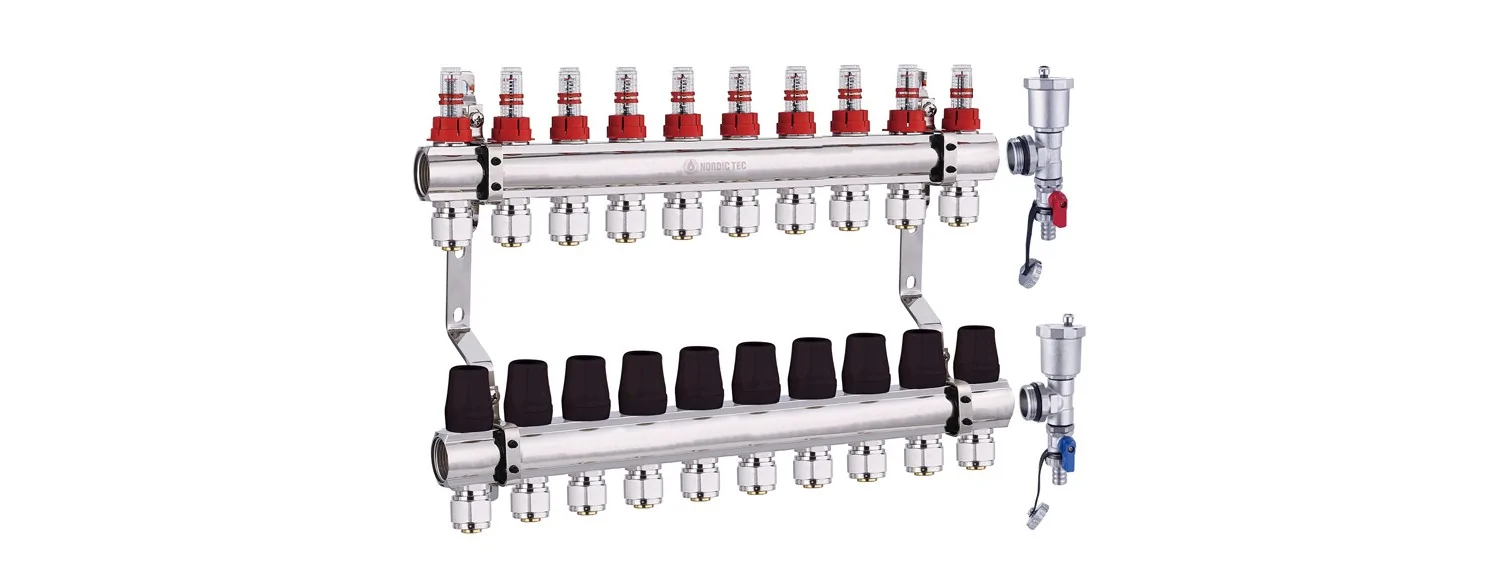 thumbnail image 2 of Underfloor Heating Manifold - Premium Residential Valves And Fittings Factory 2 of 10
