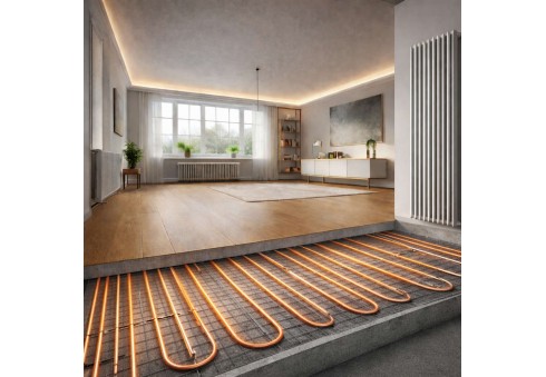 Combining underfloor heating and radiators in one circuit