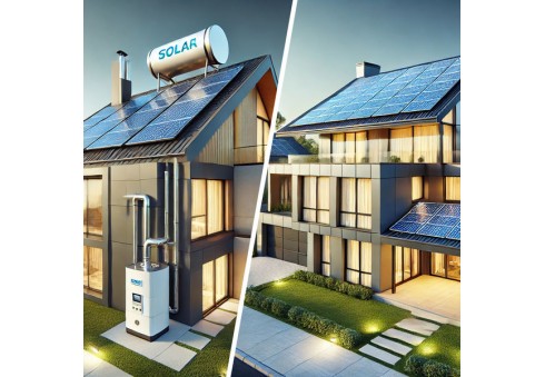 Solar vs. photovoltaics – differences and heating applications