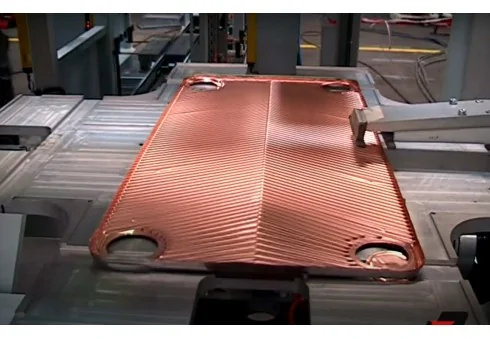 What is the production process of brazed plate heat exchangers?