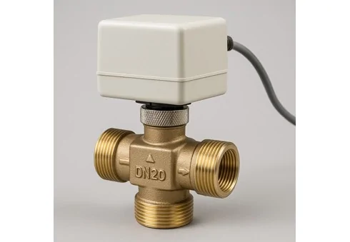 Actuator of the mixing valve and its role in delivering the heating medium