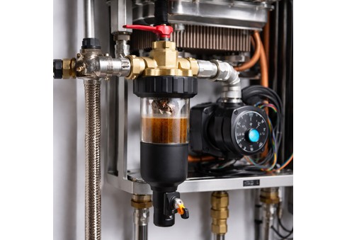 Magnetic filter for a gas boiler – Analysis of the solution