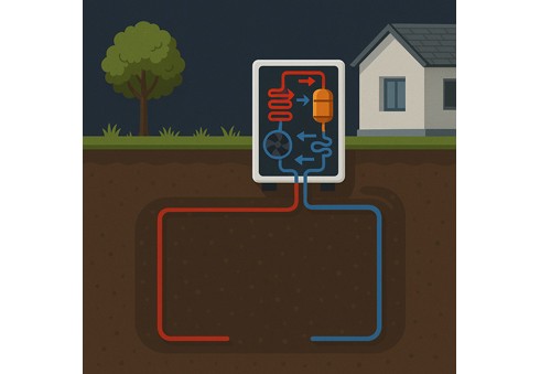 How does a ground source heat pump work? How does a ground source heat pump work?