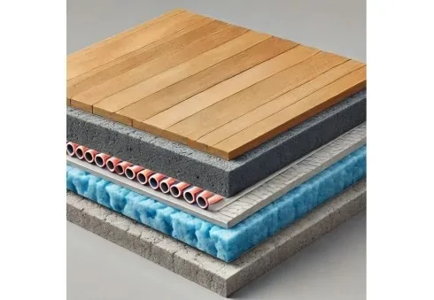 Underfloor heating – what should the layer thicknesses be?